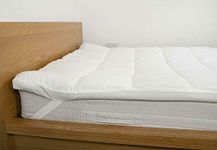 AR'S HOTEL QUALITY(Microlite) MICRO FIBER MATTRESS TOPPER THICK 5 CM,BOX STITCHED,ANTI ALLERGENIC (Cot/Cot Bed)