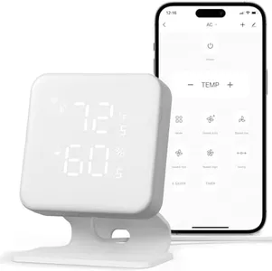 VENZ Smart Air Conditioner Controller, WiFi Thermostat for Home, IR Remote Control for Mini Split, Portable, Window AC & Heat Pumps, Programmable Smart Home Controller Compatible with Alexa, Google