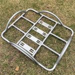 SA&MC Motorbike Rear Rack Top Box Luggage Rack for Food Delivery Bag Delivery Driver Rider Road Trip (Rack with handles)