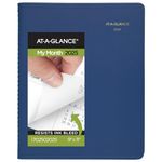 AT-A-GLANCE 2025 Planner, Monthly, 9" x 11", Large, Fashion, Blue (702502025)