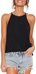 LouKeith Womens Tops Halter Sleevel