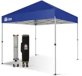 CROWN SHADES 8x8 Pop Up Canopy, Pat