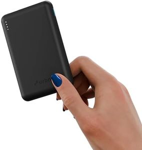 URBN 10000 mAh Nano Slim Power Bank | 22.5W Fast Charging | Type C PD (Input& Output) | Made in India | Two Way Fast Charge | for iPhone, Android & More (Black)