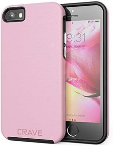 Crave iPhone SE [2016](1st gen) Case, Dual Guard Protection Series Case for iPhone 5 / 5s / SE - Pink