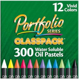 Crayola Oil Pastels Classpack, School Supplies, Water Soluble, 12 Assorted Colors, 300Count