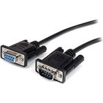 StarTech.com 2m Black Straight Through DB9 RS232 Serial Cable - DB9 RS232 Serial Extension Cable - Male to Female Cable (MXT1002MBK)