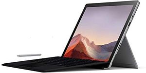 Microsoft New Surface Pro 7 Bundle: 10th Gen Intel Core i5-1035G4, 8GB RAM, 128GB SSD (Latest Model) – Platinum with Black Type Cover and Surface Pen, 12.3" Touchscreen Pixelsense Display