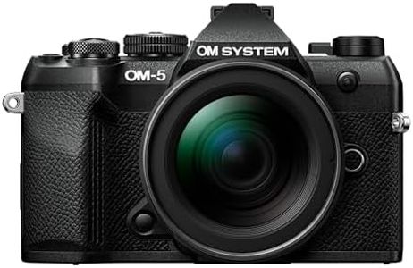 OM SYSTEM OM-5 Mark II BLK w/M.ZUIKO Digital ED 12-45mm F4.0 PRO KIT Compact Light Weight Weather Sealed 4K Video Camera Best for Outdoor Travel