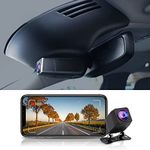 FITCAMX 4K Front and 1080P Rear Dash Cam Suitable for Volvo XC40 and XC40 Recharge (Model A), 4K Car Camera,HD Video WiFi, OEM Volvo Accessories, G-Sensor, Plug Play Include 128GB Card