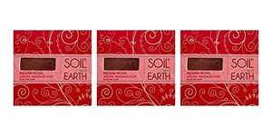 SOIL AND EARTH HANDMADE NATURAL SOAPS (INDIAN ROSE)_3 X 125 gm/ 4.4 oz.