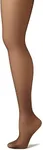 Hanes womens Hanes Women's Silk Reflections Non-control Top Sheer Toe 715 - Multiple Packs Available pantyhose, Barely Black 1-pack, A-B US