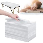 Simplisa Disposable Bed Sheets 30 GSM – White, Non-Woven, Single-Use Massage Sheets for Spa, Salon, Clinic, Travel, Hotel & Hospital – 32" x 72", Pack of 60