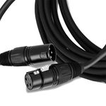 BRENDAZ Balanced XLR Female to XLR Male 3-Pin High Performance Pro Microphone Cable Compatible with Shure SM58-LC, SM58S, SM57-LC, SM7B Vocal Microphone (20-Feet)