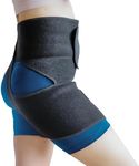 Astorn Hip Brace for Sciatica Pain Relief - Adjustable Groin Compression Wrap Support for Thigh, Hamstring, Arthritis, Bursitis and Injuries - Sciatic Nerve Brace for Men & Women for Right Leg - Large