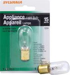 Sylvania Commercial 18200 15-Watt Clear Tubular Double Contact Bayonet Base Incandescent T7 Bulb