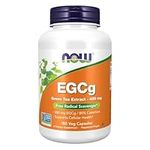 NOW Supplements EGCg GreenTea Ext 400mg (EGCg 200mg) Capsules, 180 Count