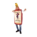 Top Shelf Bottle Costume - Slip On Halloween Drink Costume for Women and Men - One Size Fits All, Captain Rum, One Size