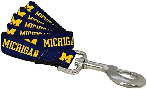 NCAA Michigan Wolverines Collegiate Dog Leash, Large