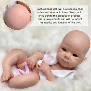 Gileutay 12" Silicone Baby Doll – Realistic Newborn Toy