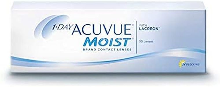 Acuvue 1-DAY MOIST - Reemplazo Diario - protección UV - 30 lentes