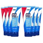 VO5 Sculpted Hold Mega Hold Styling Gel 6 x 200ml