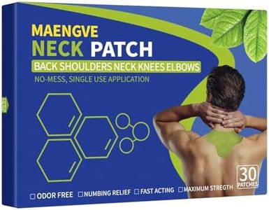 Neck Pain Relief Patches - Self-Heating Patches for Neck, Back, Wrist, Shoulder Pain Relief, Natural Ingredients, Fast-Acting-30PC