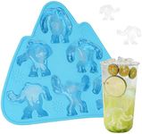 Bigfoot Gifts, HOSRNOVO Yeti Sasquatch Shape Silicone Ice Cube Molds, 6 Cavities Cute Ice Trays for Freezer Chilled Drinks Whiskey & Cocktails, Fun Accessories for Parties and DIY Crafts