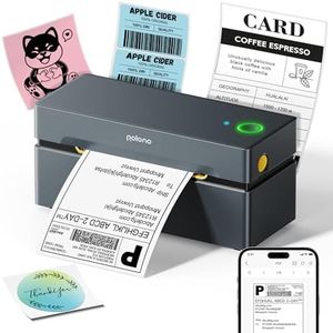 POLONO Bluetooth Thermal Shipping Label Printer