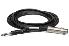 HOSA PXF-103 XLR3F to 1/4" TS Unbalanced Interconnect Cable, 3 Feet