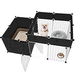 WHDPETS Pet Playpen with Door, Port