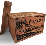 Better Wood Products Limited Edition Protect The Parks Series All Natural Fatwood Fire Starter Sticks, 13 Pound Wooden Crate, Acadia Box