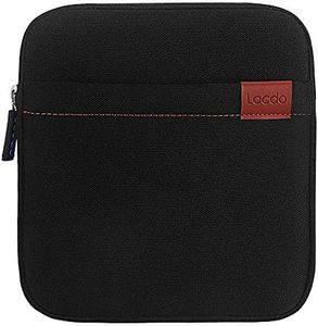 Lacdo External CD DVD Writer Blu-Ray Shockproof Hard Drive Protective Carrying Case Bag Storage for Burner Player Writer BlueFire/Asus/LG/Dell/Asus/Pioneer/HP/Surperdrive External CD DVD Drives, Black