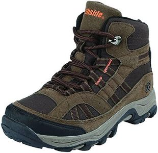 Northside Unisex RAMPART MID WATERPROOF Hiking Boot, Brown, 2 Medium US Little Kid