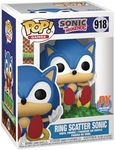 Funko Pop! Sonic Ring Scatter US Exclusive Vinyl Toy Figure, 4.35 Inch Size