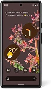 Google Pixel 6 – Unlocked Android 5G Smartphone with 50 Megapixel Camera and Wide-Angle Lens – 128 GB – Stormy Black