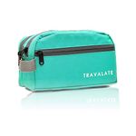 TRAVALATE Solid 8 Cms Cosmetic Pouch (S_TR137T_Ocean Green)