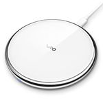 Vebach Dubhe1 Wireless Charger, Qi Certified Fast Wireless Charging Pad Compatible with iPhone Xs/XS Max/XR, 7.5W for iPhone X/8/8Plus, 10W for Samsung Galaxy S10/S10 Plus/S10E/S9 - White