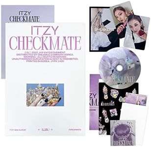 ITZY - [CHECKMATE] (STANDARD EDITION - LIA Ver.) Photobook + Photocard + CD-R + Mini Folding Poster + Lyric Paper + Sticker + Postcard Set + Special Card + Poster + 2 Badges + 4 Extra Photocards