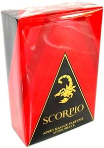Scorpio - Après-rasage Homme - Collection Rouge - Parfum Homme - Raffiné et Masculin - Epicés et Hespéridés - Apaise la Peau Après le Rasage - Flacon de 100ml