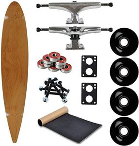 Moose Longboard Complete 9" x 47.75" Pintail Natural