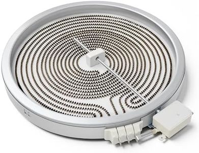 NE63T8111SS/AA Surface Heating Element 10 inch fit for Samsung Electric Glass Top Range Stove Burner Parts NE59T4311SS NE59M4320S NE59J3420SS DG47-00063A fit for LG LRE6385ST MEE62385201 Vypart