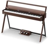 Donner OURA R300 88 Key Weighted Keyboard Piano for Advanced, Home Digital Piano with 88 Keys Graded Hammer Standard Keyborad, Bluetooth, LOCAL OFF, 2*15W, Half-pedal, 256 Polyphony, Walnut Wood Color