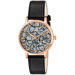 ON TIME OCTUS Synthetic Analog Girl's And Women's Watch Op (Black Dial Black Colored Strap), Band_Blue