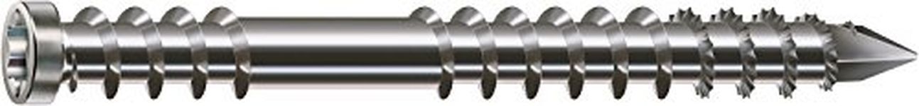 SPAX Deck Screw Made of Stainless Steel A4, T-Star Plus, Cylinder Head, Fixing Thread, Cut tip, 538000601003