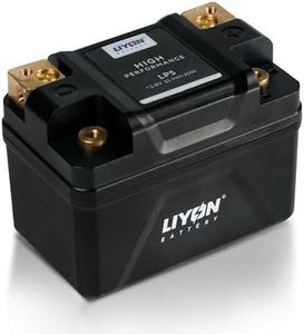 LIYON Lightweight 12V Lithium Powersports Starter Battery for Motorcycle, ATV, UTV, Scooter, Snowmobile, Watercraft – Long Cycle Life, Maintenance Free
