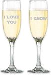 I Love You I Know Etched Champagne 