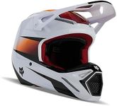 Fox Racing V1 Motocross Helmet, Flora White/Black, Medium