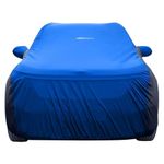 NEODRIFT 'SuperTech' Car Cover for Maruti Suzuki Dzire (100% Water-Resistant, All Weather Protection, Tailored Fit, Multi-Layered & Breathable Fabric) (Colour: Sky Blue+Black) (Model: 2008-2010)