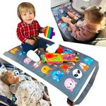 Airplane Seat Extender for Kids - Footrest & Toddler Airplane Bed - Traveling with Kids Made Easier - Toddler Plane Seat Extender & Toddler Plane Essentials - Up to 5 Years of Age