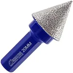 SHDIATOOL Diamond Bevelling Chamfer Bits 4/5 Inch for Enlarge Porcelain Tile Marble Ceramic Granite Milling Bits for Drill 20mm